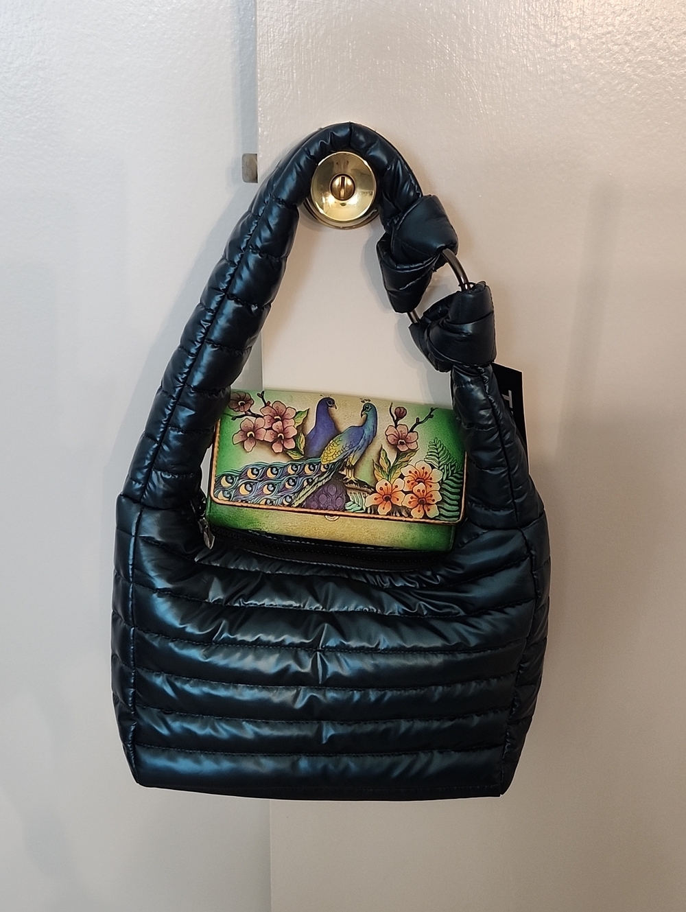 Think Royln Hobo Bag w/Free Anuschka Wallet